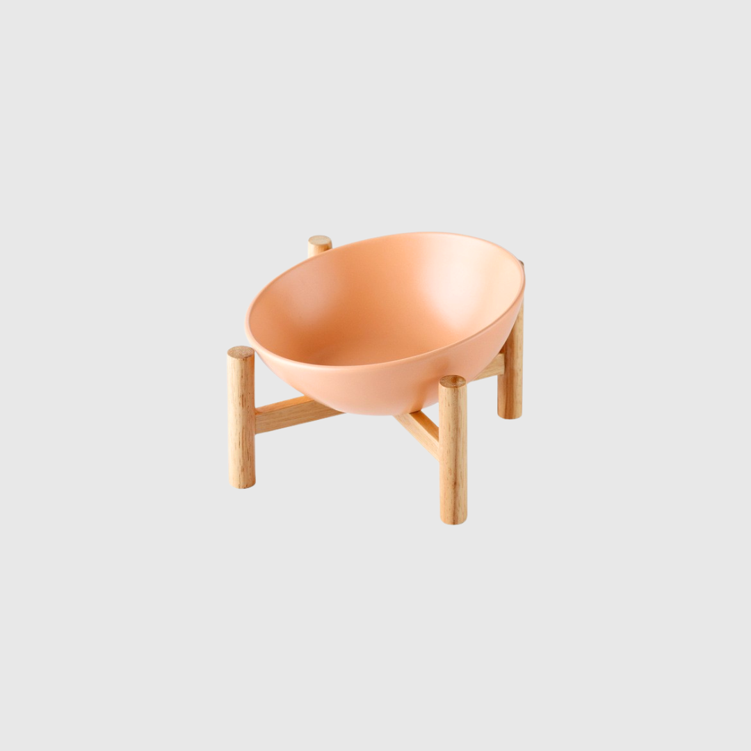 Bun's Tilted Pet Bowl - Solo Arch (Ocean Mist)