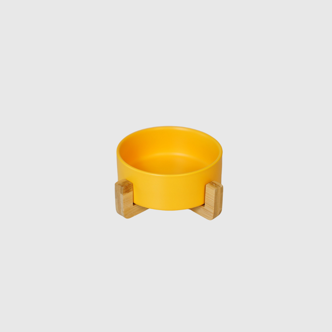 Sophie's Classic Pet Bowl - Bamboo Embrace (Milk White)