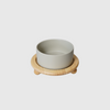 Sophie's Classic Pet Bowl - TimberBase (Milk White)