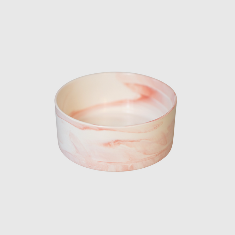 Sophie's Classic Pet Bowl - Blush Marble