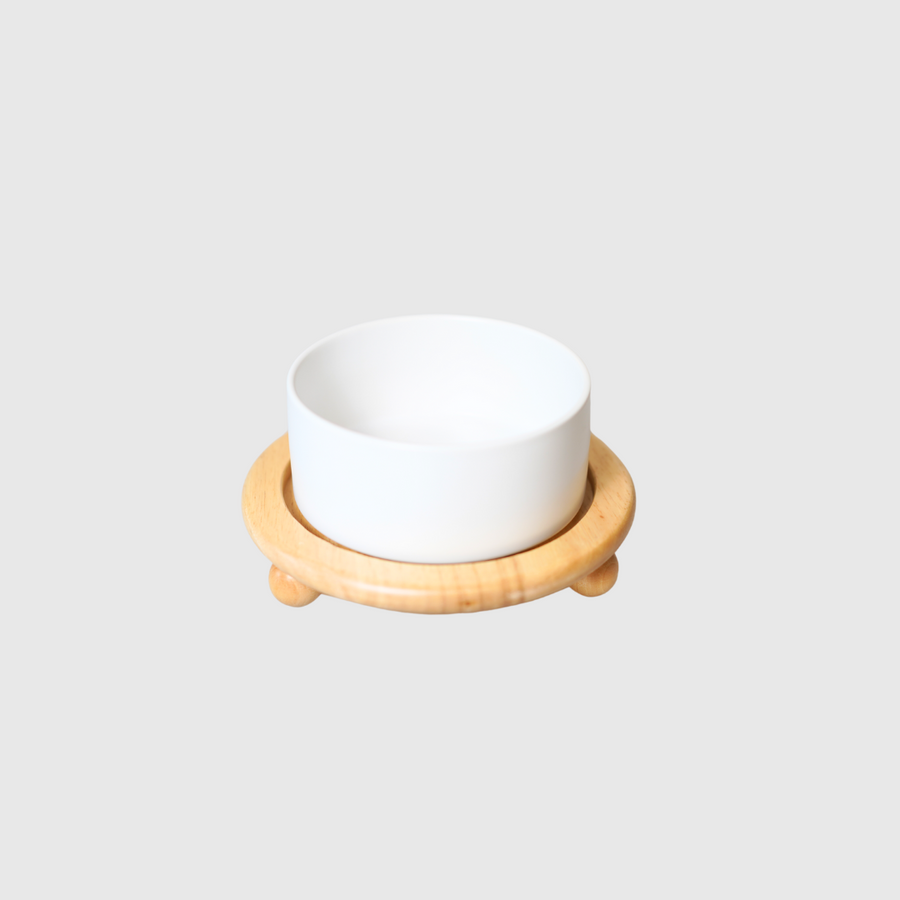 Sophie's Classic Pet Bowl - TimberBase (Forest Green)